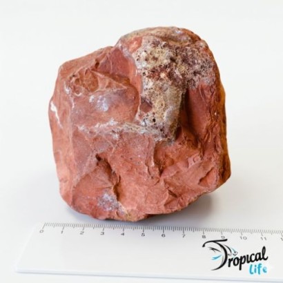 Roccia Red Jasper in diaspro rosso naturale per decorazione acquario e aquascaping in vendita su Tropical Life