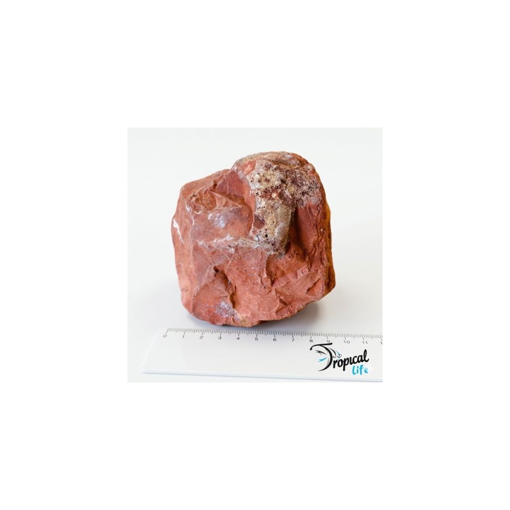Roccia Red Jasper in diaspro rosso naturale per decorazione acquario e aquascaping in vendita su Tropical Life