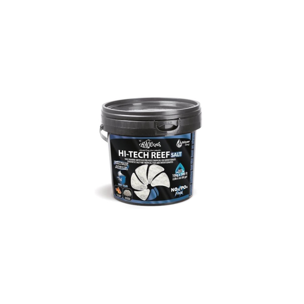 Haquoss Hi Tech Reef Salt 5kg - Sale Marino per Acquari Reef | Tropical Life
