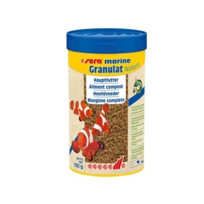 Sera Marine Granulat Nature 250ml - 100g | Cibo Pesci Marini | Tropical Life
