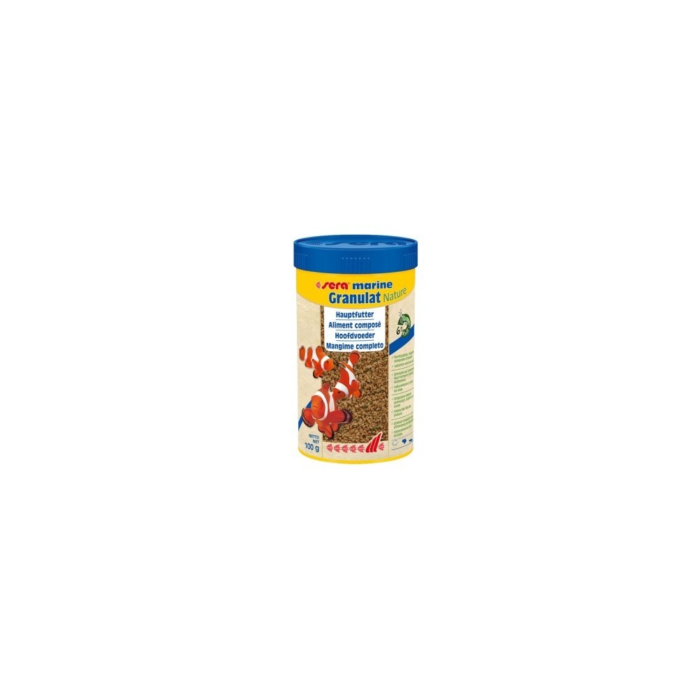 Sera Marine Granulat Nature 250ml - 100g | Cibo Pesci Marini | Tropical Life