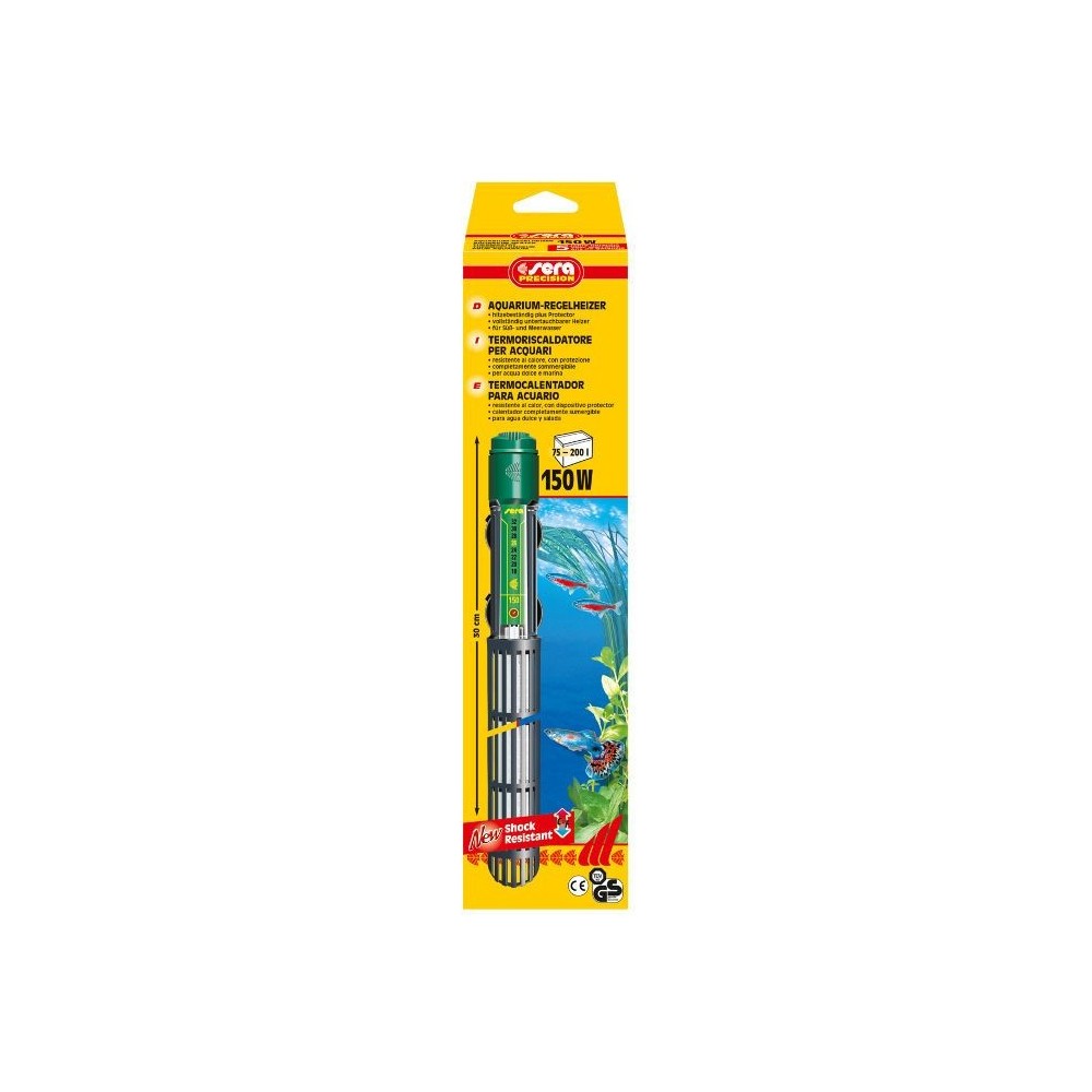 Sera Riscaldatore acquario 100W Shock Resistant vetro quarzo - Tropical Life