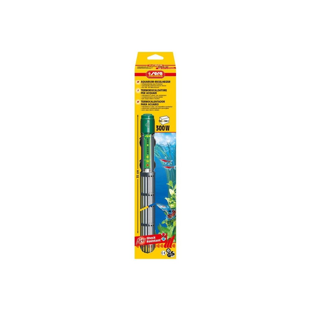 Sera Riscaldatore acquario 300W Shock Resistant vetro quarzo - Tropical Life