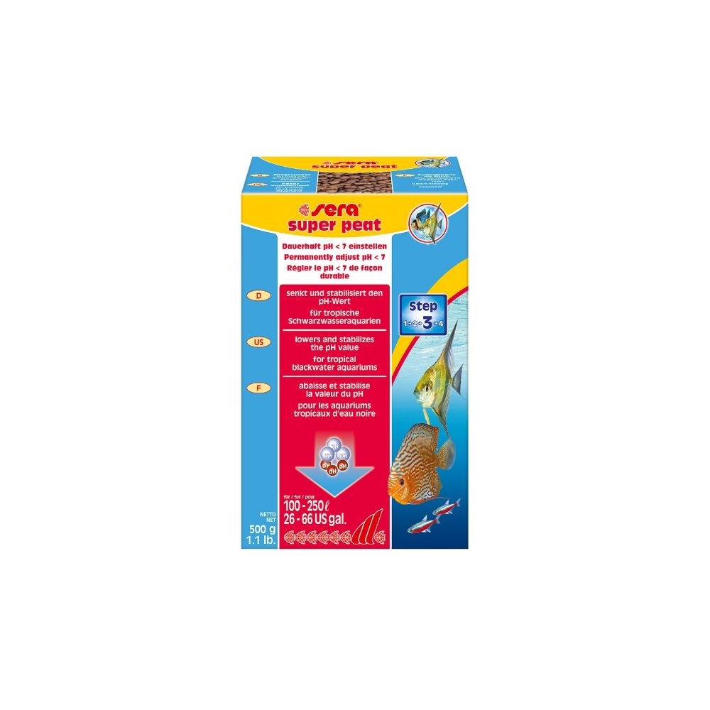 Sera Super Peat 500g torba granulare filtrante per acquario in vendita su Tropical Life