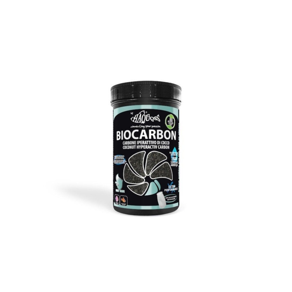 Confezione di Haquoss Biocarbon in vendita su Tropical Life