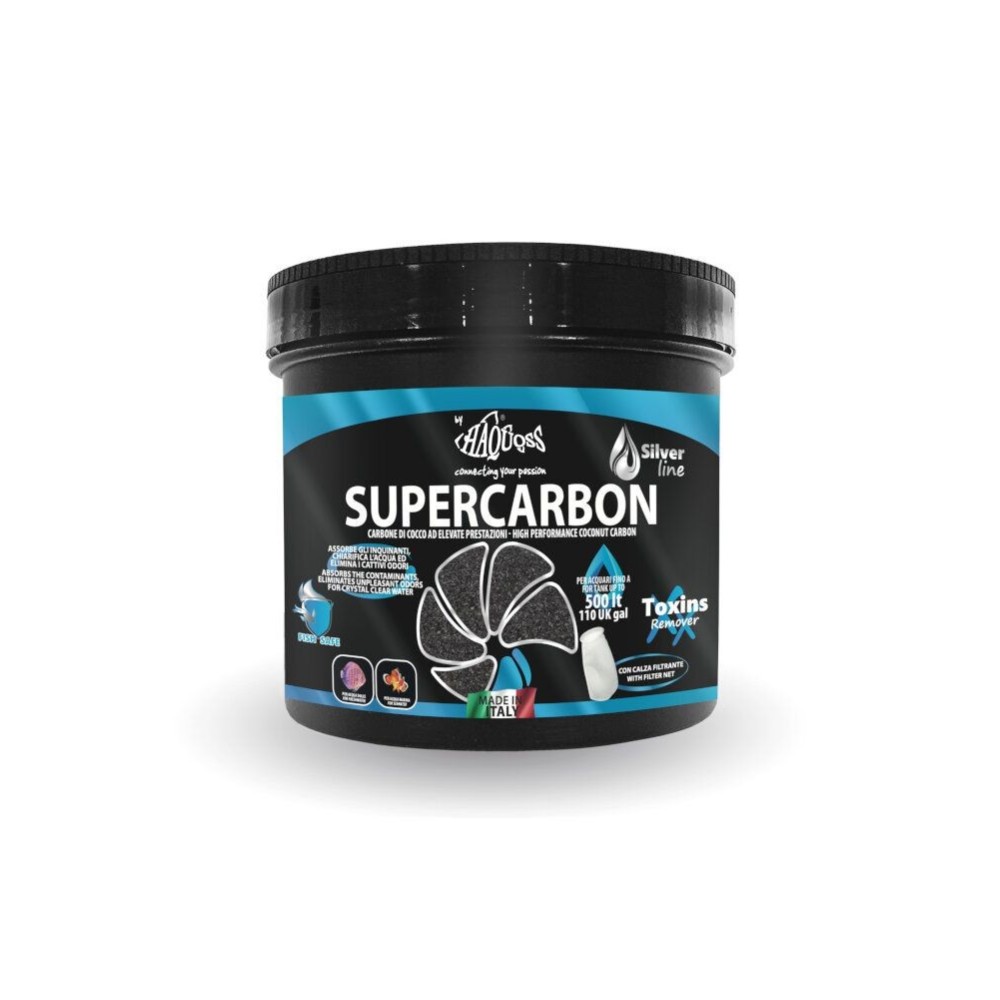 Confezione di HAQUOSS SUPERCARBON 500ml/420gr in vendita su Tropical Life