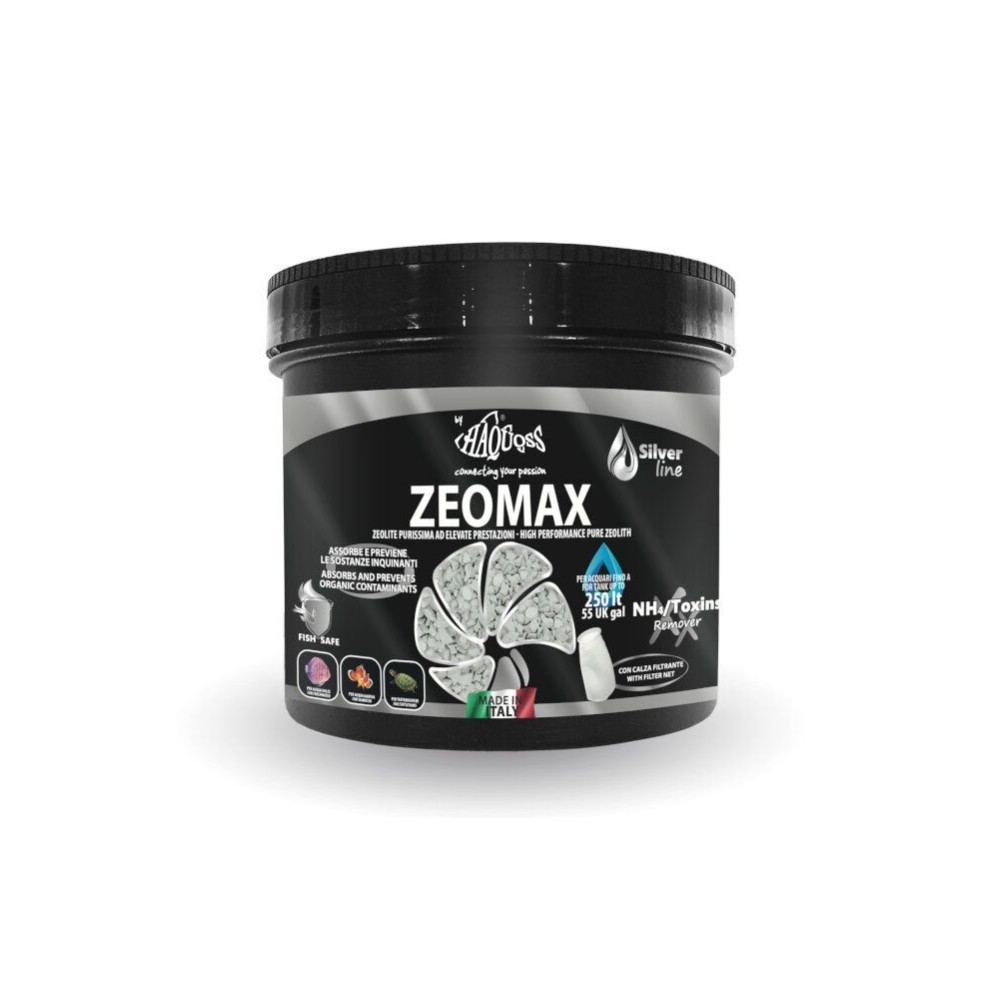 Confezione di Haquoss Zeomax Zeolite 500ml 360gr in vendita su Tropical Life
