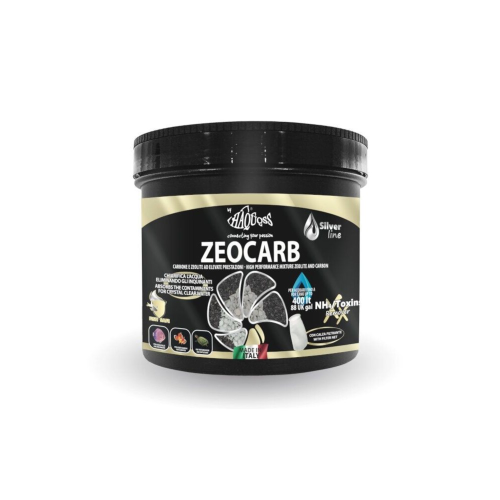 Confezione di Haquoss Zeocarb 500 ml in vendita su Tropical Life