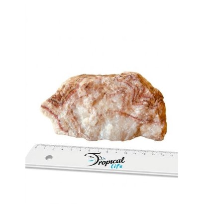 Pietra Pink Cloud in quarzo bianco e rosa per decorazione acquario di design in vendita su Tropical Life
